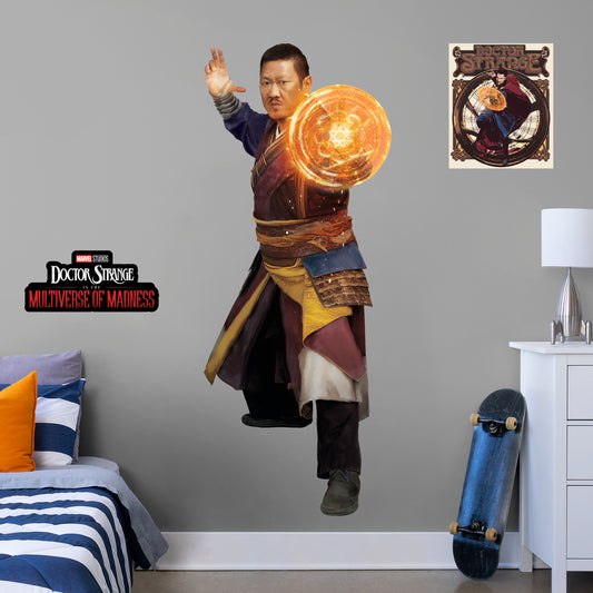 Doctor Strange 2: In the Multiverse of Madness: Wong RealBig        - Officially Licensed Marvel Removable     Adhesive Decal