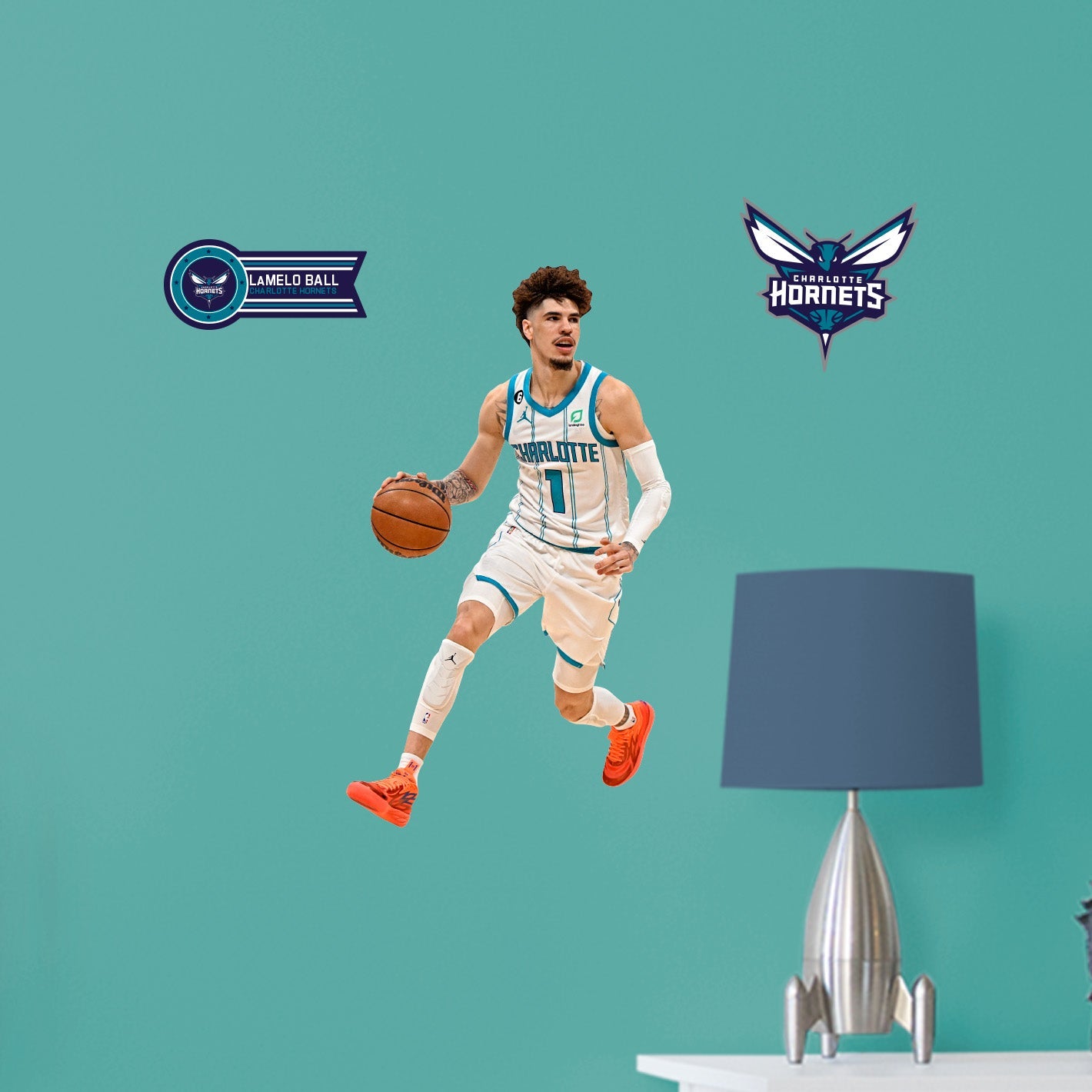 Charlotte Hornets: LaMelo Ball - Officially Licensed NBA Removable Adhesive Decal