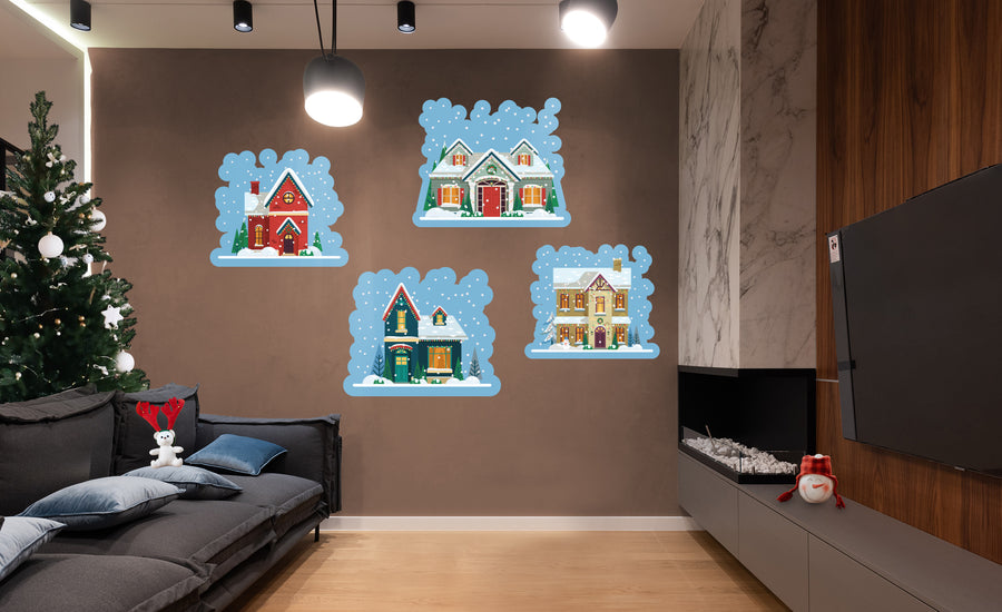 Seasons Decor: Winter Home Collection - Removable Adhesive Decal