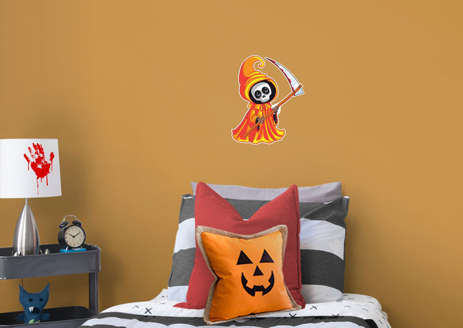 Halloween: Scythe Icon        -   Removable Wall   Adhesive Decal