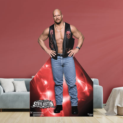 Stone Cold Steve Austin    Foam Core Cutout  - Officially Licensed WWE    Stand Out