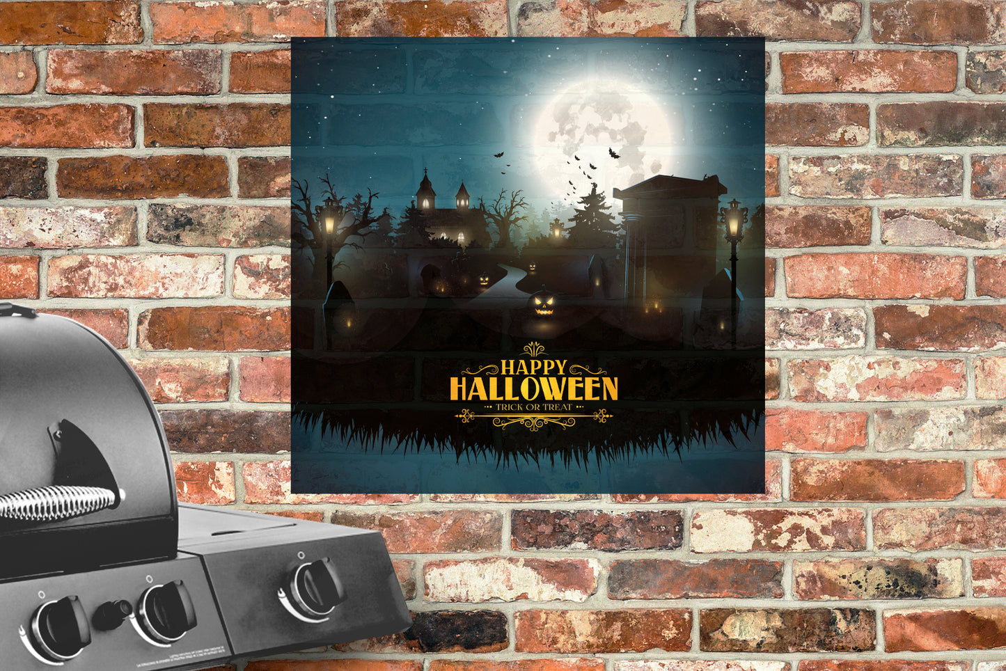Halloween: Dark Alley Alumigraphic        -      Outdoor Graphic