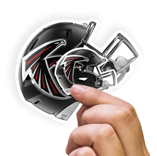 Atlanta Falcons:  2022 Helmet Minis        - Officially Licensed NFL Removable     Adhesive Decal