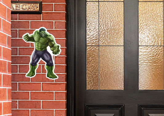Incredible Hulk: Incredible Hulk Punching        - Officially Licensed Marvel    Outdoor Graphic