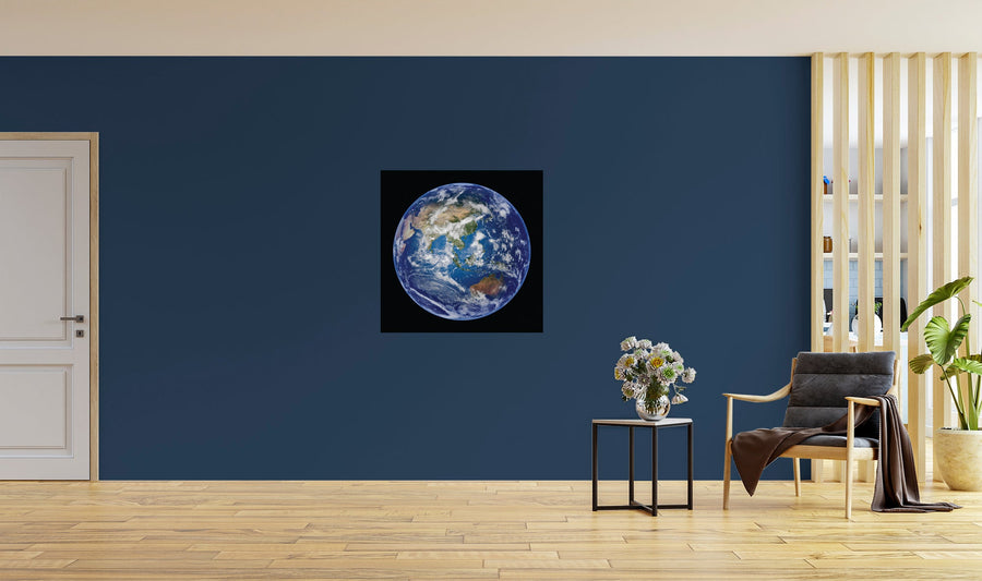 Planets: Earth Mural        -   Removable     Adhesive Decal