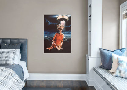 E.T.:  ET with Spaceship Mural        - Officially Licensed NBC Universal Removable Wall   Adhesive Decal