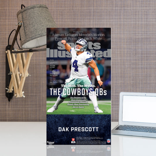 Dallas Cowboys: Dak Prescott August 2017 Sports Illustrated Cover  Mini   Cardstock Cutout  - Officially Licensed NFL    Stand Out