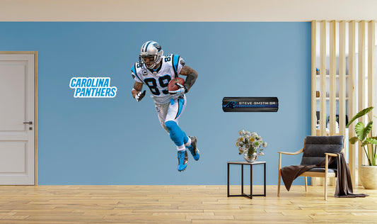 Carolina Panthers: Steve Smith Sr. 2021 Legend        - Officially Licensed NFL Removable     Adhesive Decal