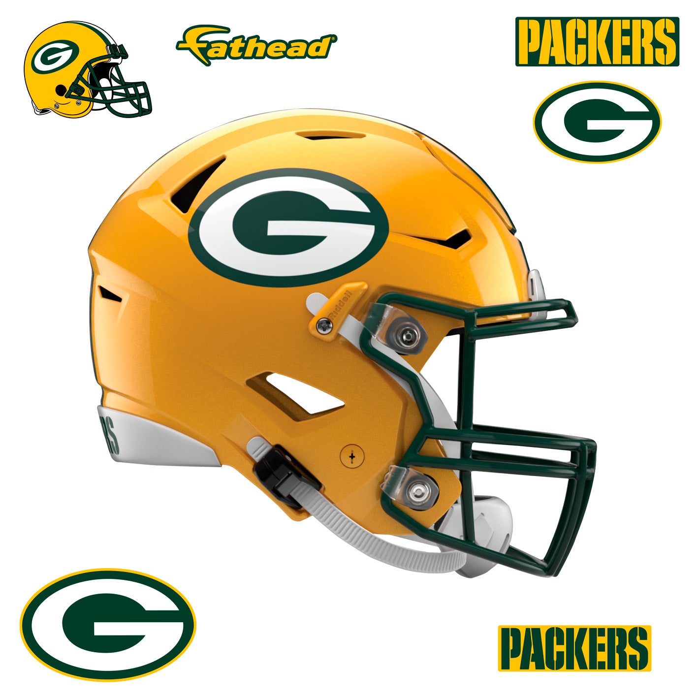 Green Bay Packers: 2022 Helmet - Officially Licensed NFL Removable