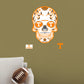 Tennessee Volunteers:   Skull        - Officially Licensed NCAA Removable     Adhesive Decal