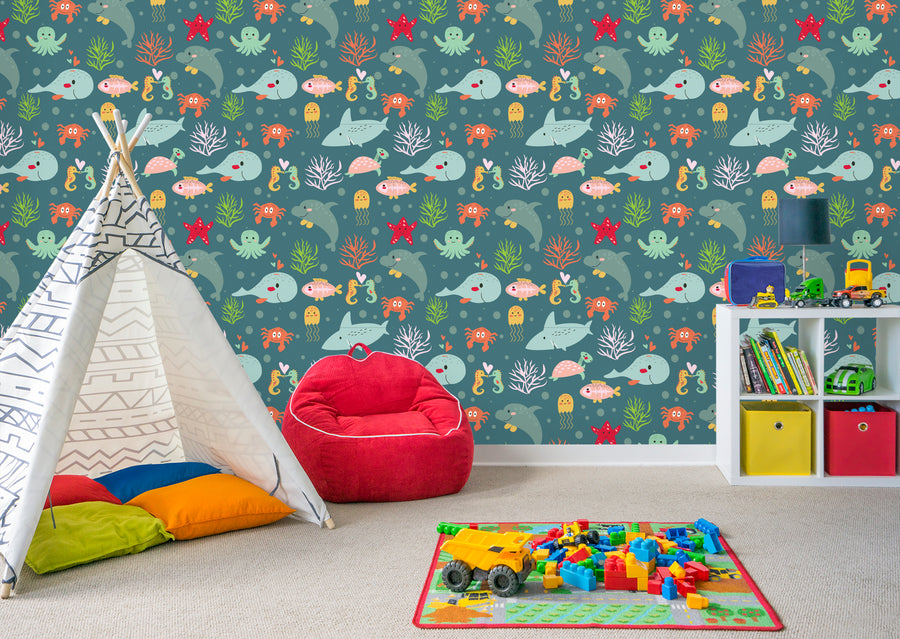 Billie Kids            -Peel & Stick Wallpaper