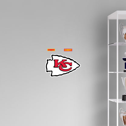 Kansas City Chiefs - RealBig Logo Collection - Official NFL - Reusable Vinyl Wall Decals