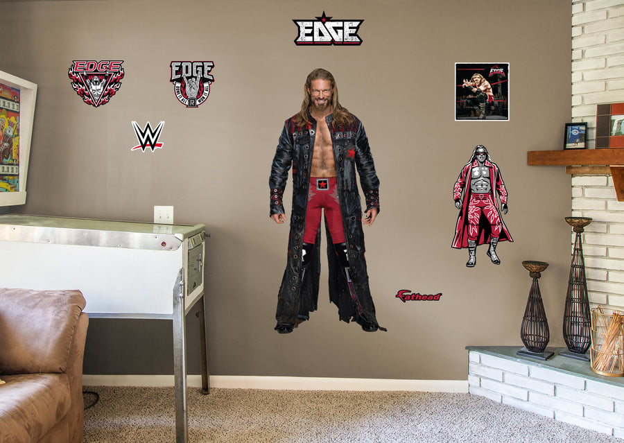 Edge - RealBig Collection - Official WWE - Reusable Vinyl Wall Decals
