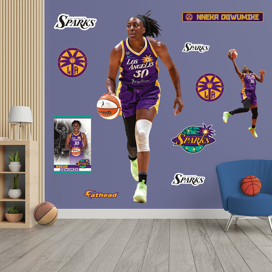 Los Angeles Sparks: Nneka Ogwumike          - Officially Licensed WNBA Removable     Adhesive Decal