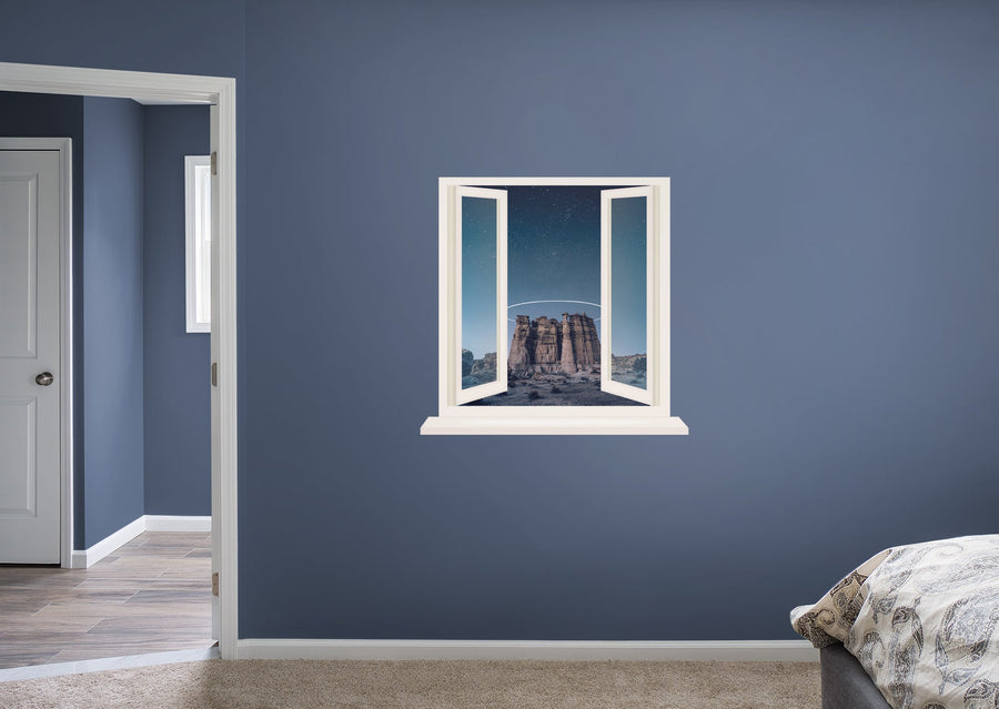 Home Decor:  Instant Window Halo Dessert        -   Removable Wall   Adhesive Decal