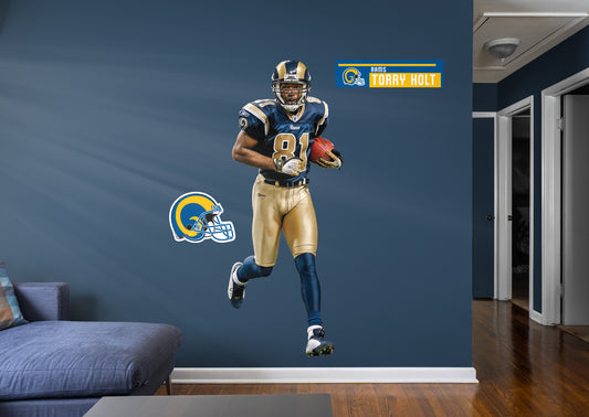 St. Louis Rams: Torry Holt  Legend        - Officially Licensed NFL Removable     Adhesive Decal