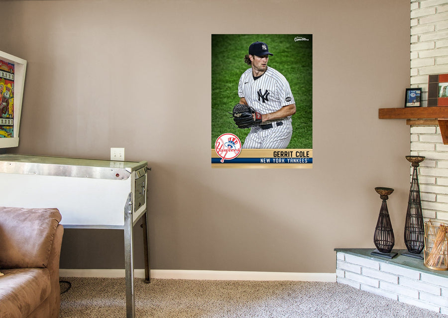 Gerrit Cole - GameStars Series - Peel & Stick Poster - Official MLB - New York Yankees - Reusable Vinyl Wall Decal