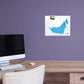 Maps of Asia: United Arab Emirates Mural        -   Removable Wall   Adhesive Decal