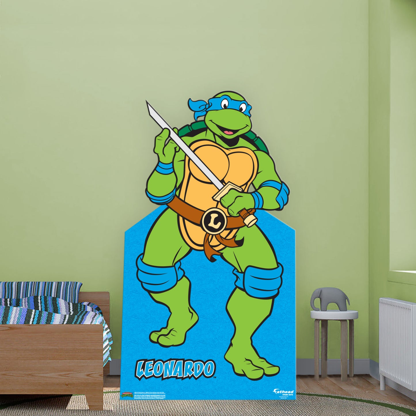 Teenage Mutant Ninja Turtles: Leonardo Life-Size   Foam Core Cutout  - Officially Licensed Nickelodeon    Stand Out