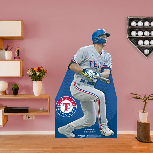 Texas Rangers: Corey Seager   Life-Size   Foam Core Cutout  - Officially Licensed MLB    Stand Out