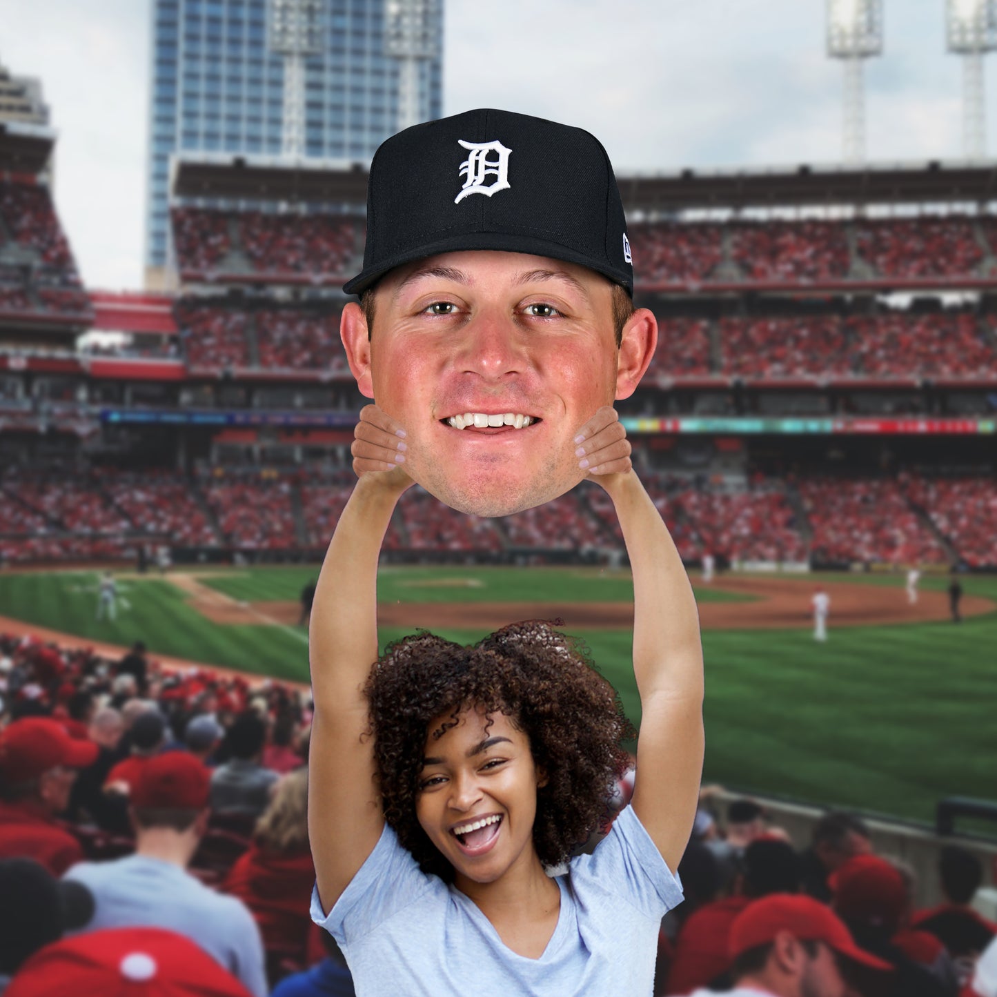 Detroit Tigers: Spencer Torkelson    Foam Core Cutout  - Officially Licensed MLB    Big Head