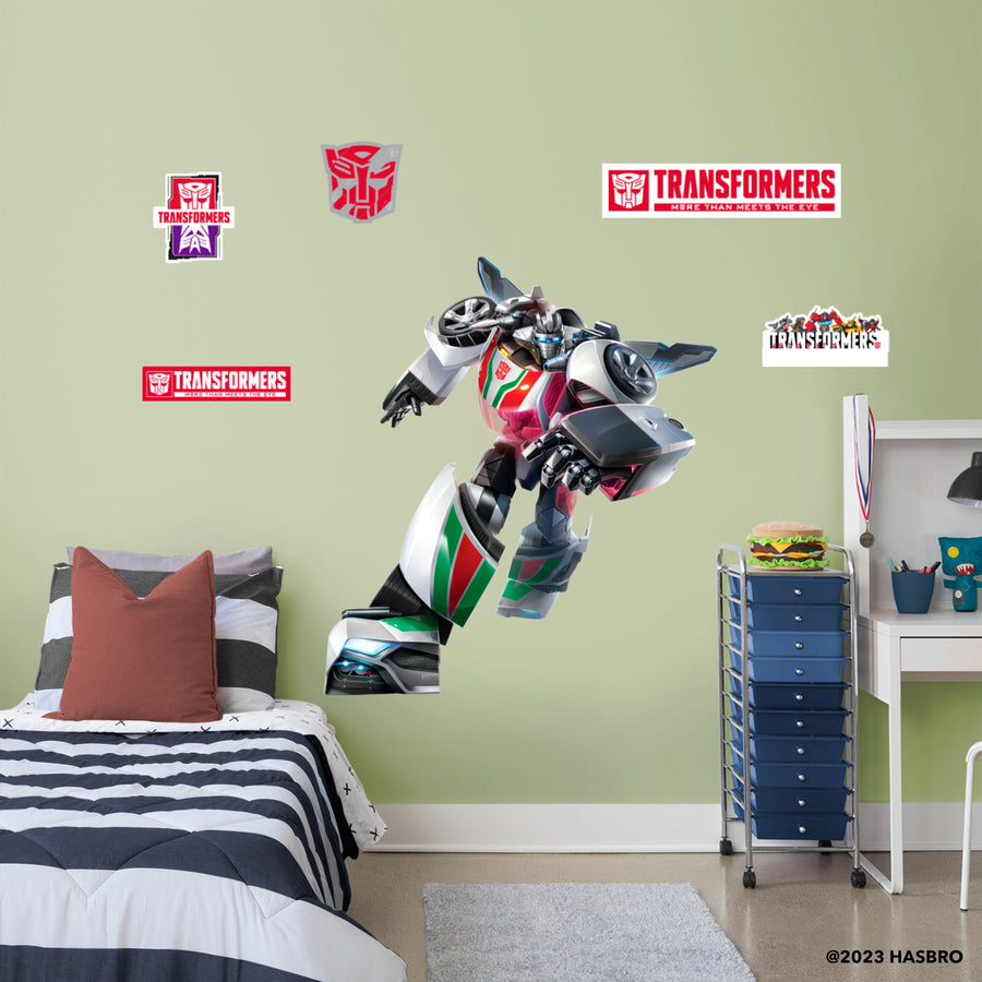 Wheeljack - Transformers - RealBig Collection - Official Hasbro - Reusable Vinyl Wall Decals