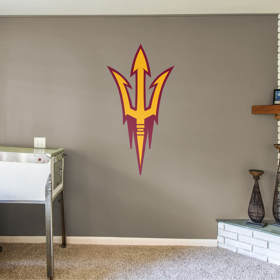 Arizona State Sun Devils - RealBig Pitchfork Logo Collection - Official NCAA - Reusable Vinyl Wall Decals