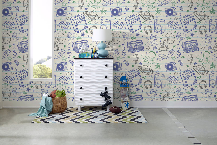 Children:  Aeron Kids        -    Peel & Stick Wallpaper
