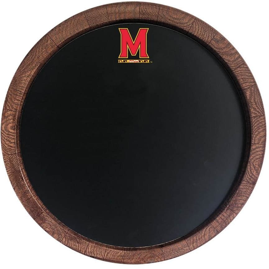 Maryland Terrapins: Chalkboard "Faux" Barrel Top Sign - The Fan-Brand