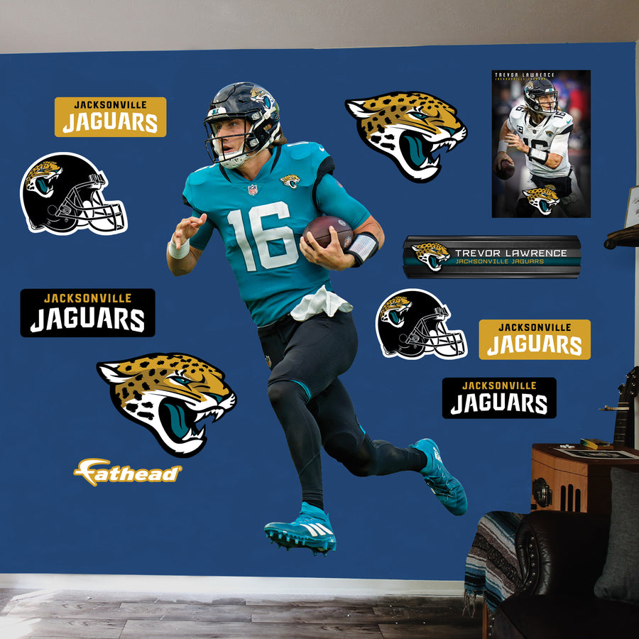 Trevor Lawrence - RealBig Collection - Official NFL - Jacksonville Jaguars - Reusable Vinyl Wall Decals #2