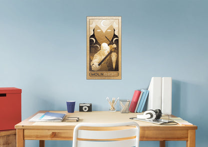 Moon Knight: Gold Heiroglyphics Mural - Officially Licensed Marvel Removable Adhesive Decal