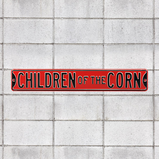 Nebraska Cornhuskers: Children of the Corn - Officially Licensed Metal Street Sign
