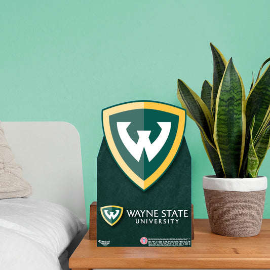 Wayne State Warriors: Mini Cardstock Cutout - Officially Licensed NCAA Stand Out