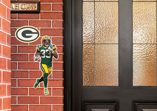 Green Bay Packers: Aaron Jones 2021  Player        - Officially Licensed NFL    Outdoor Graphic