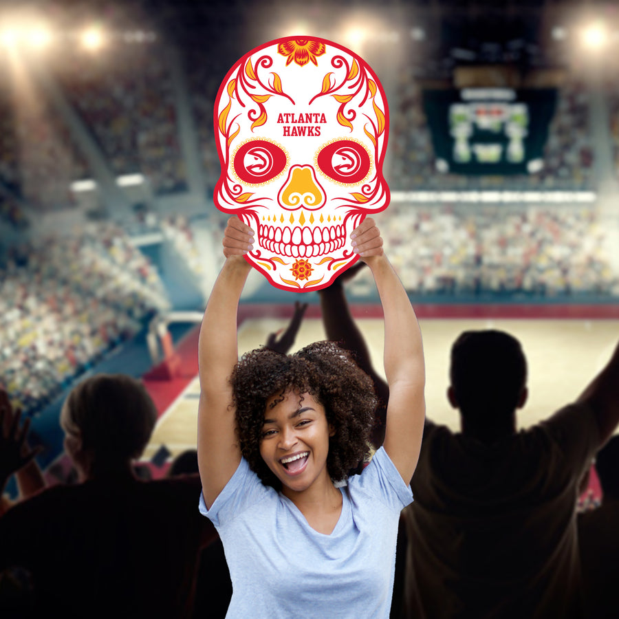 Skull - Big Head - Official NBA - Atlanta Hawks - Foam Core Cutout