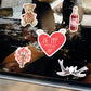 Valentine's Day: The Elixir of Love Window Clings - Removable Window Static Decal