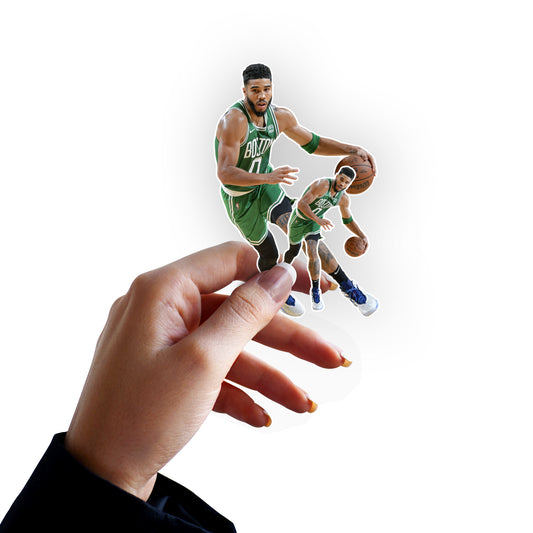 Sheet of 5 -Boston Celtics: Jayson Tatum 2021 MINIS        - Officially Licensed NBA Removable     Adhesive Decal
