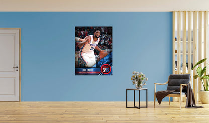 Philadelphia 76ers: Joel Embiid Poster - Officially Licensed NBA Removable Adhesive Decal