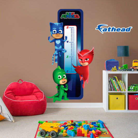 PJ Masks: Power Growth Chart - Officially Licensed Hasbro Removable Adhesive Decal