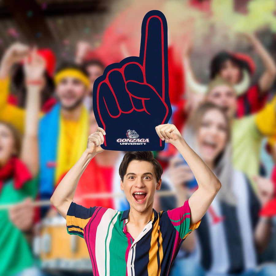 Foam Finger - Big Head - Official NCAA - Gonzaga Bulldogs - Foam Core Cutout