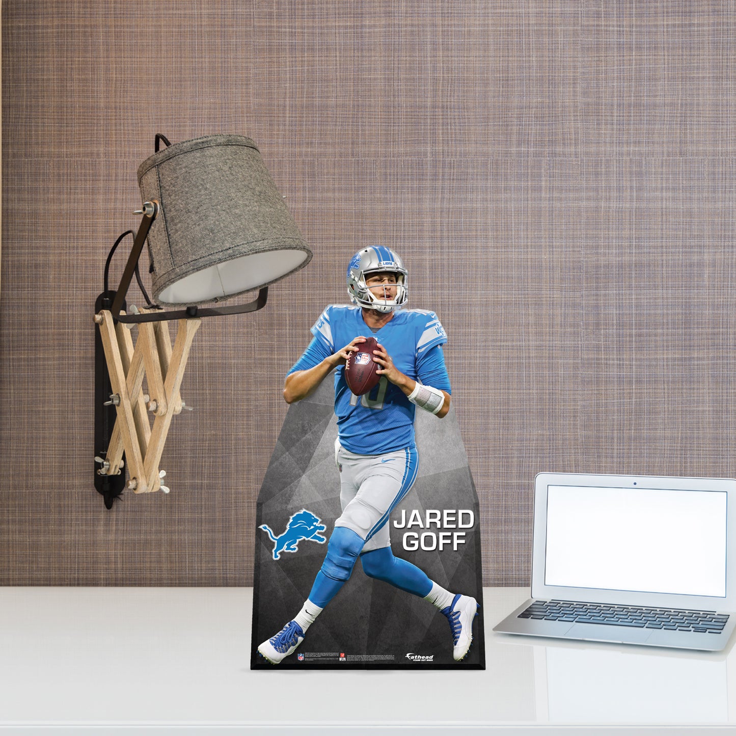 Detroit Lions: Jared Goff 2021  Mini   Cardstock Cutout  - Officially Licensed NFL    Stand Out