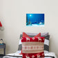 Christmas: Cottage Poster - Removable Adhesive Decal