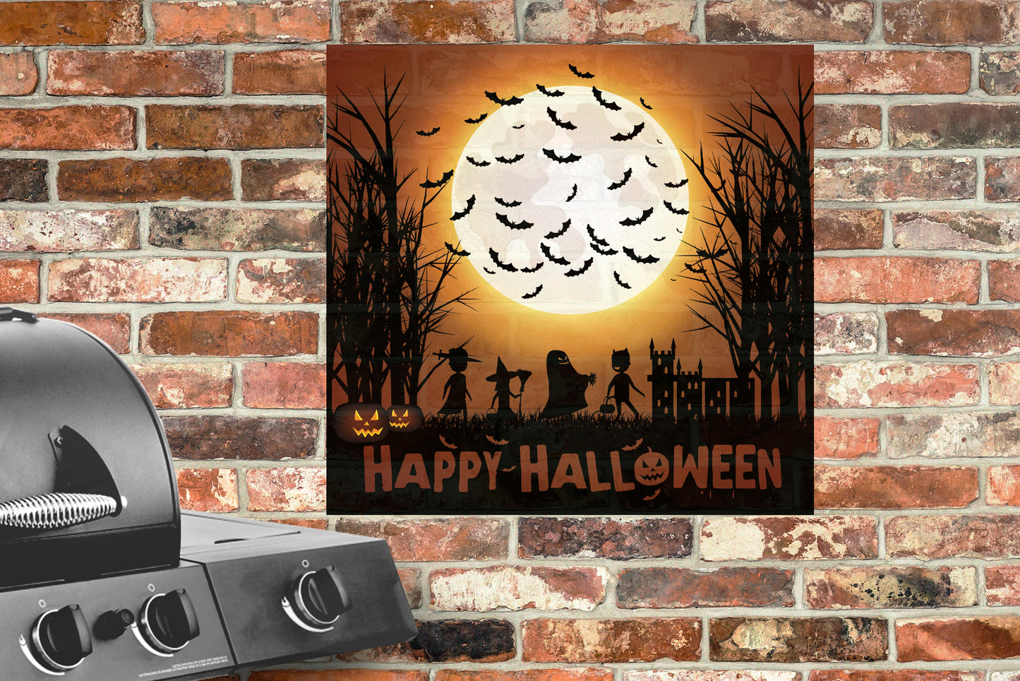 Halloween:  Trick or Treat Alumigraphic        -      Outdoor Graphic