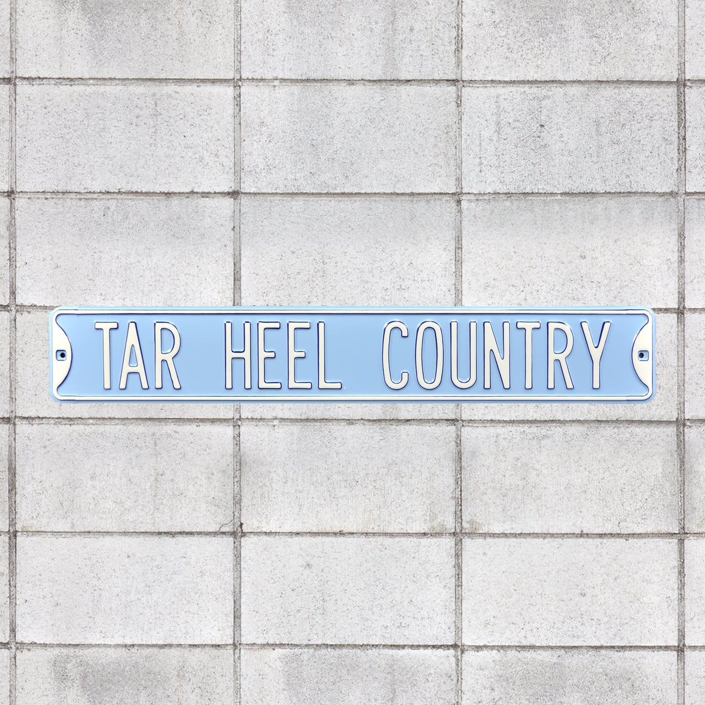North Carolina Tar Heels: Tar Heel Country - Officially Licensed Metal Street Sign