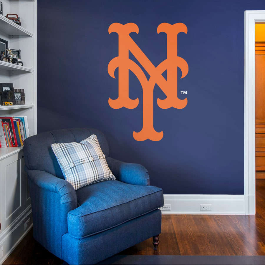 New York Mets - RealBig Alternate Logo Collection - Official MLB - Reusable Vinyl Wall Decals