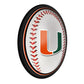 Miami Hurricanes: Baseball - Slimline Lighted Wall Sign - The Fan-Brand