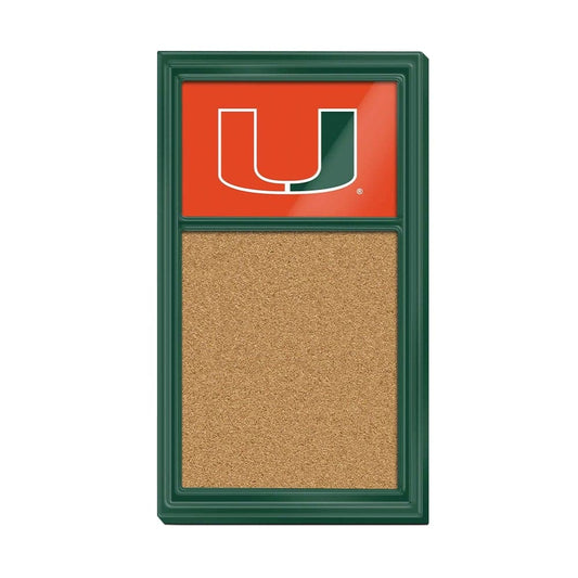 Miami Hurricanes: Cork Note Board - The Fan-Brand