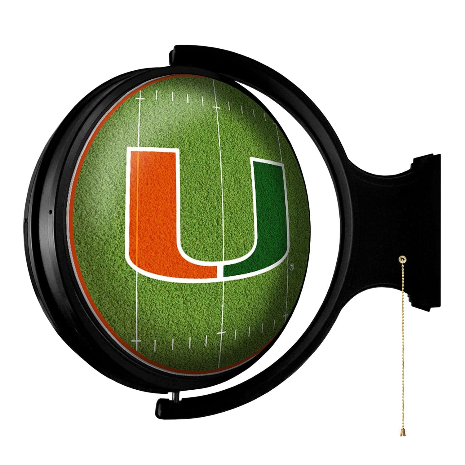 Miami Hurricanes: On the 50 - Rotating Lighted Wall Sign - The Fan-Brand