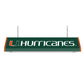 Miami Hurricanes: Standard Pool Table Light - The Fan-Brand