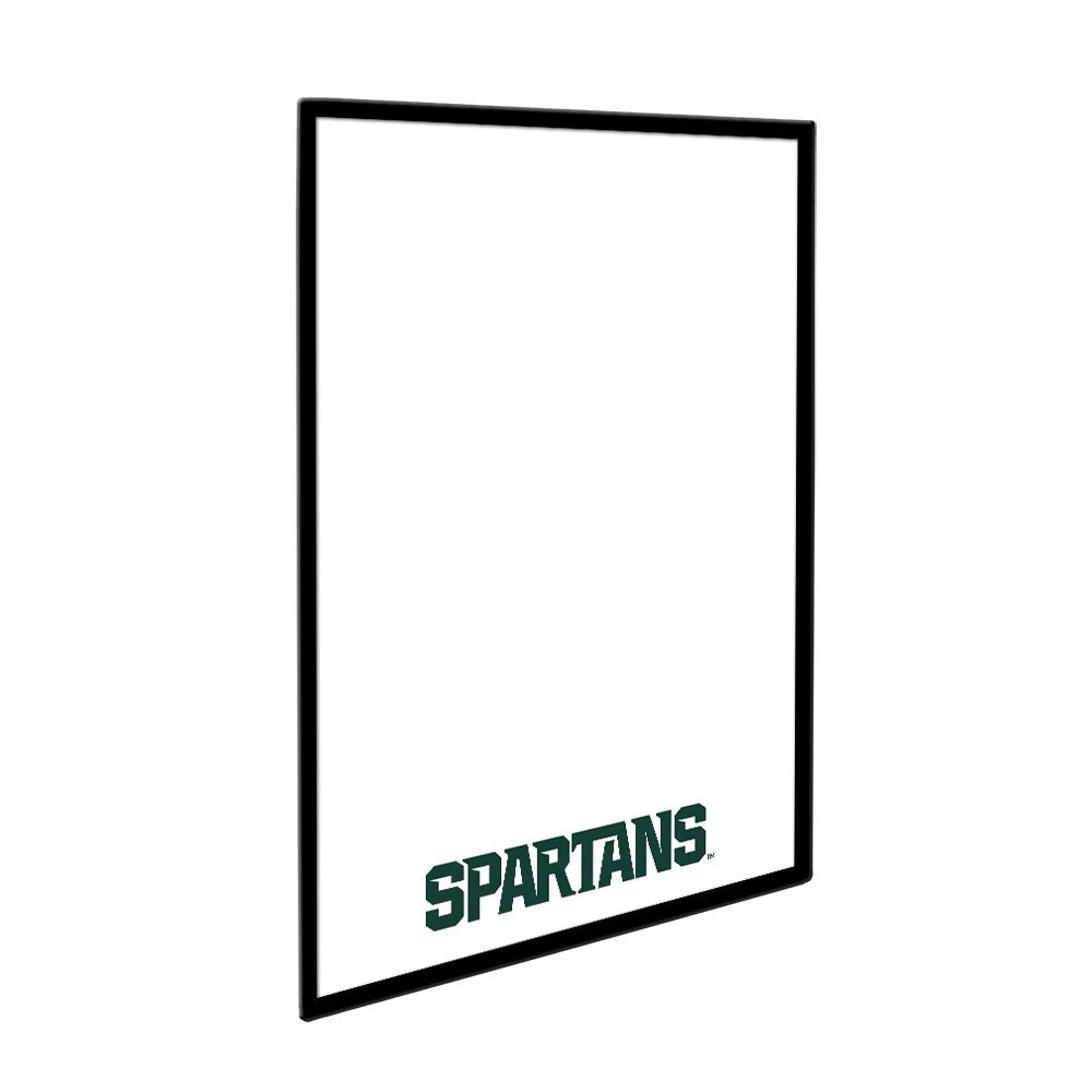 Michigan State Spartans: Framed Dry Erase Wall Sign - The Fan-Brand